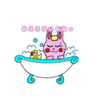 毎日使える手書きうさぎ、ねこ、ぶた。（個別スタンプ：13）