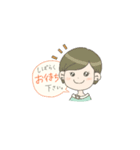 ていねい語スタンプー受付のおねえさんー（個別スタンプ：6）