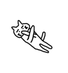 呟く眉毛ネコ（個別スタンプ：13）