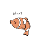 言い訳する魚たち（個別スタンプ：2）