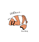 言い訳する魚たち（個別スタンプ：3）