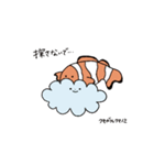 言い訳する魚たち（個別スタンプ：22）