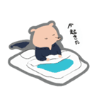 シンプルにゆるいくま（個別スタンプ：10）