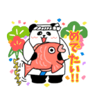 れりごーぱんだの春（個別スタンプ：24）