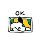 しろくろたろう（個別スタンプ：16）