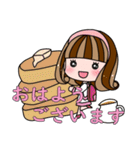 大人可愛い女の子のスタンプ（個別スタンプ：1）