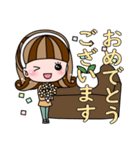 大人可愛い女の子のスタンプ（個別スタンプ：30）