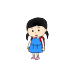 女性年代別のイラスト（個別スタンプ：3）