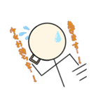 棒にんげんの1日（個別スタンプ：3）