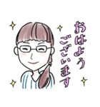 大人さわやか女性【日常会話＆敬語】（個別スタンプ：14）