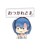 水着ガール （日常）message（個別スタンプ：5）