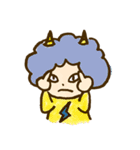 天パのくるくるさん（個別スタンプ：1）