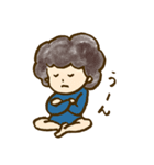 天パのくるくるさん（個別スタンプ：5）
