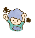 天パのくるくるさん（個別スタンプ：6）
