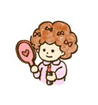 天パのくるくるさん（個別スタンプ：10）
