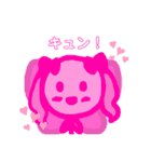 ポップ★カラフル棒人間（個別スタンプ：3）