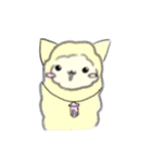 ゆる～いアルパカすたんぷ（個別スタンプ：1）
