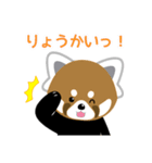 レッサーパンダ風太くん（個別スタンプ：4）