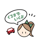 毎日使える！女の子の日常ことばスタンプ♪（個別スタンプ：34）