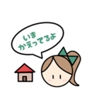 毎日使える！女の子の日常ことばスタンプ♪（個別スタンプ：36）