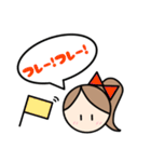 毎日使える！女の子の日常ことばスタンプ♪（個別スタンプ：37）