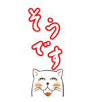 でか文字 日常生活 会話 人と動物（個別スタンプ：25）