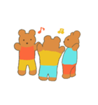 Dancing Sunny Bears（個別スタンプ：4）