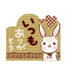 絵本のような・うさぎの毎日♪（個別スタンプ：13）