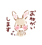 絵本のような・うさぎの毎日♪（個別スタンプ：17）