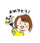 おかっぱお姉さんの仕事用敬語スタンプ（個別スタンプ：26）