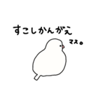 文鳥のぶんちゃんズ（個別スタンプ：16）