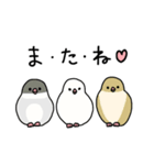 文鳥のぶんちゃんズ（個別スタンプ：33）