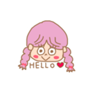 ホッピーちゃん（pink）（個別スタンプ：1）