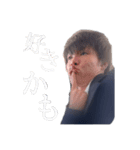 ピックと黄色いクマ。（個別スタンプ：3）