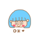 ホッピーちゃん（blue）（個別スタンプ：1）