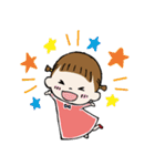 元気でほのぼの！可愛い女の子！（個別スタンプ：4）