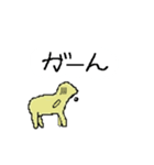 手書きこひつじ（個別スタンプ：24）