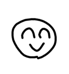 素朴な顔文字（個別スタンプ：2）