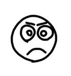 素朴な顔文字（個別スタンプ：6）