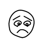 素朴な顔文字（個別スタンプ：7）