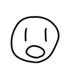 素朴な顔文字（個別スタンプ：8）