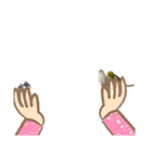 セキセイインコスタンプ（24個）（個別スタンプ：19）