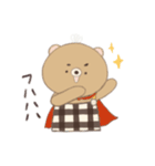 まゆげのあるクマもんちゃん（個別スタンプ：16）