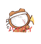飛行機イラストカラー付き（個別スタンプ：9）