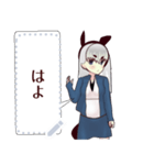 犬ガール（関西弁）message（個別スタンプ：8）