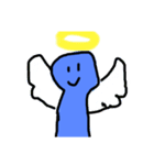 青い人間1（個別スタンプ：8）