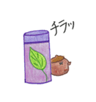 色鉛筆で描く急須ちゃんの七変化（個別スタンプ：22）