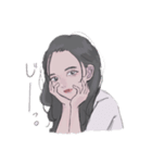 やさしい女の子たち（個別スタンプ：3）