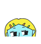 顔色終わってる面長子（個別スタンプ：10）