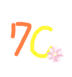 the汚い文字（個別スタンプ：40）